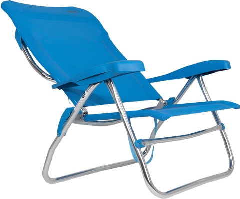 Silla de Playa Reclinable Crespo AL/223 Azul